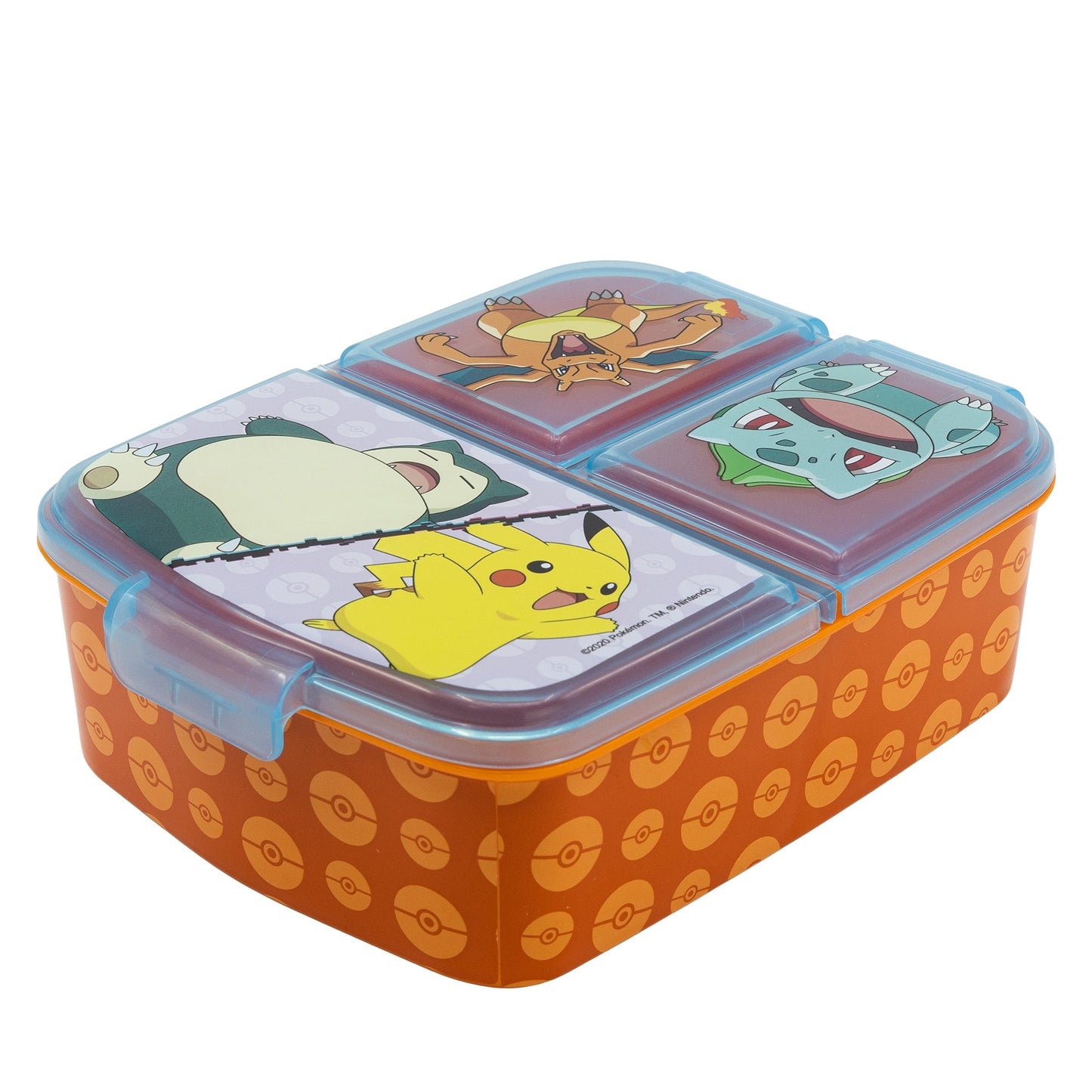 Pokemon Pikachu Kinder 2 tlg. Set 3 Kammern Brotdose XL Alu-Flasche 530 ml - WS-Trend.de