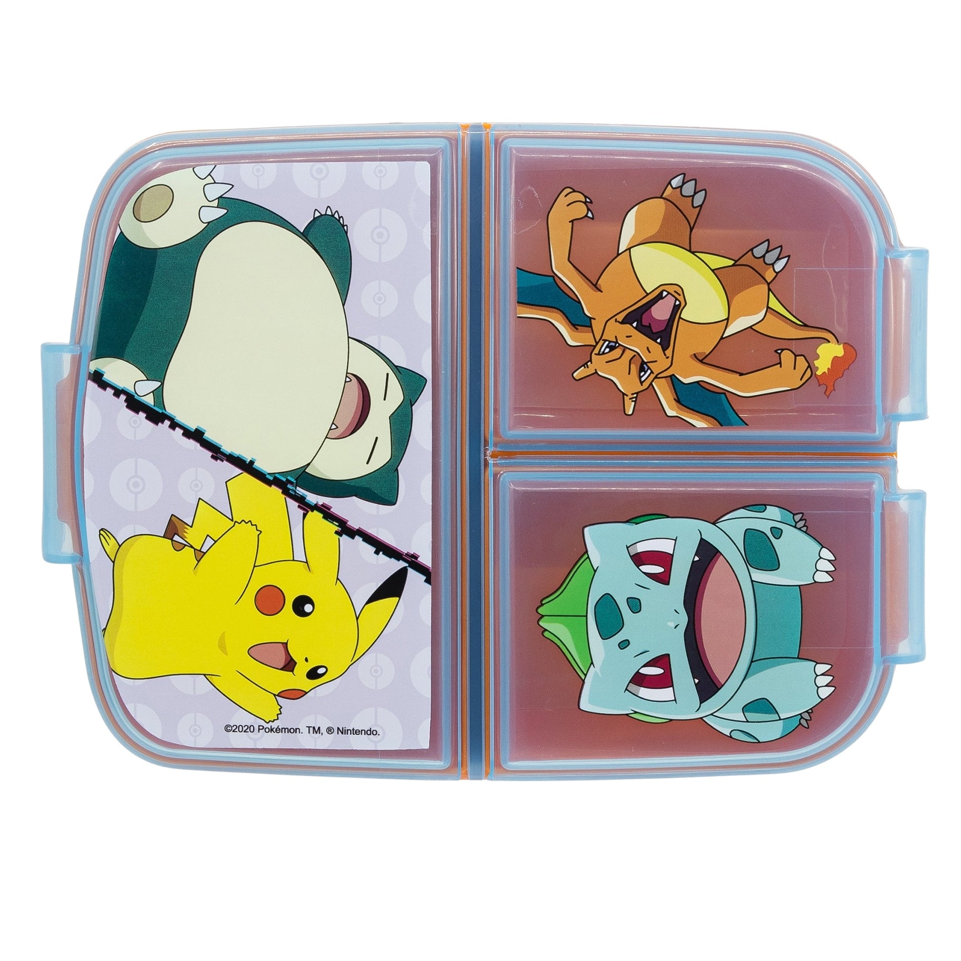 Pokemon Pikachu Kinder 2 tlg. Set 3 Kammern Brotdose XL Alu-Flasche 530 ml - WS-Trend.de