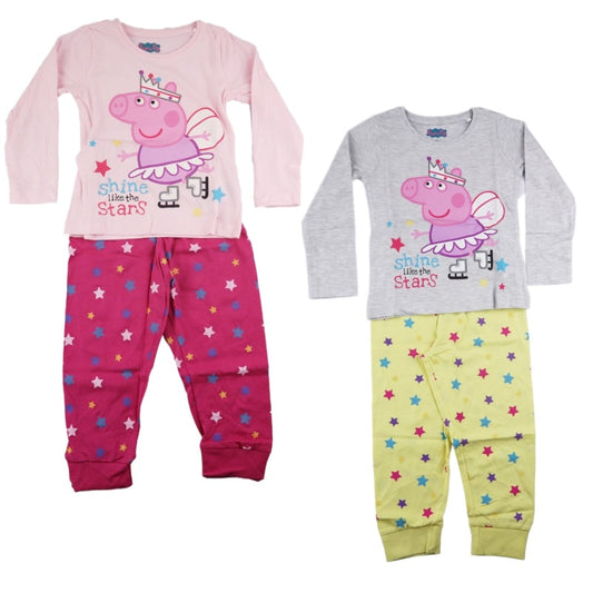 Peppa Pig Kinder Schlafanzug Pyjama lang - WS-Trend.de