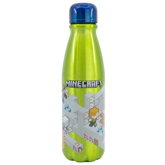 Minecraft Creeper Kinder Aluminium Trinkflasche Wasserflasche Flasche 600 ml