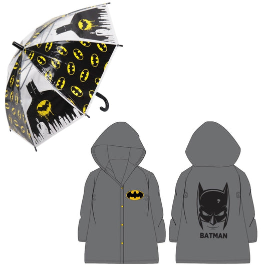 DC Batman Kinder Regenschirm plus Regenponcho - WS-Trend.de