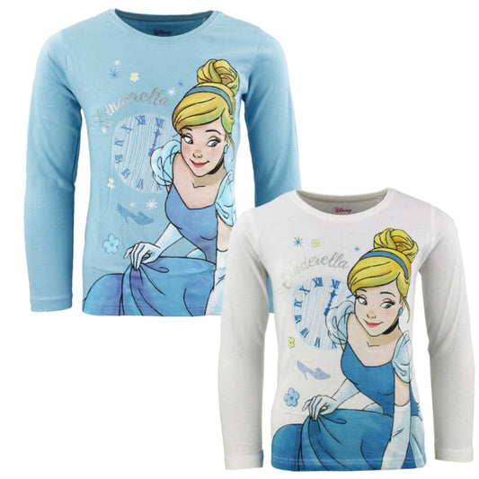 Disney Cinderella Kinder Mädchen langarm T-Shirt - WS-Trend.de