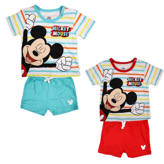 Disney Mickey Maus Baby Kurzarm Shirt und Shorts - WS-Trend.de