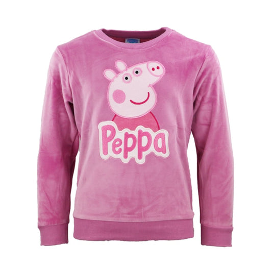 Peppa Pig Wutz Kinder Velour Pullover Sweater
