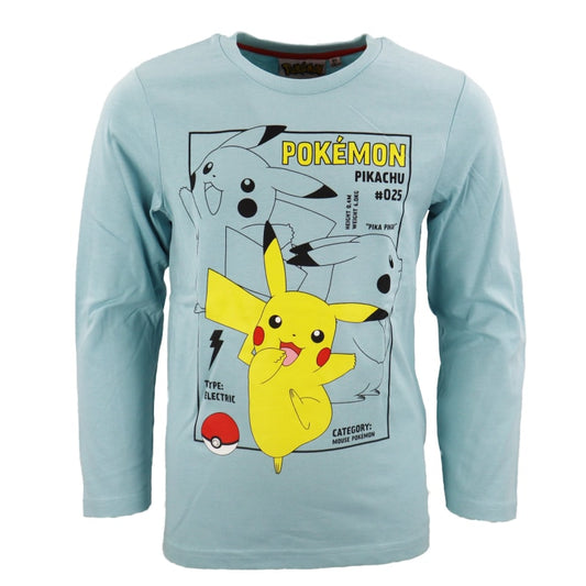 Pokemon Pikachu and Friends Kinder langarm T-Shirt Shirt