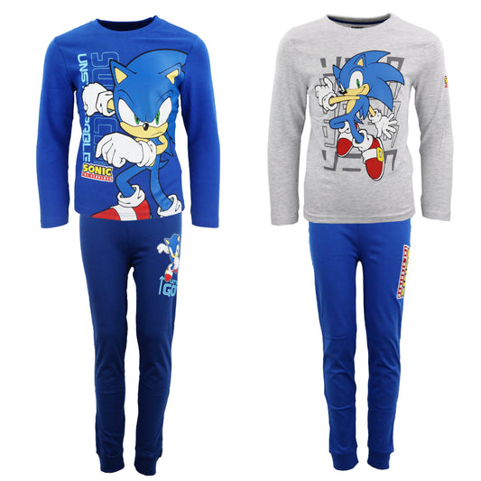Sega Sonic The Hedgehog Jungen Kinder Pyjama Schlafanzug - WS-Trend.de