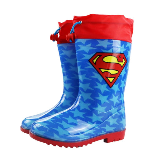 DC Comics Superman Kinder Stiefel Gummistiefel Regenstiefel