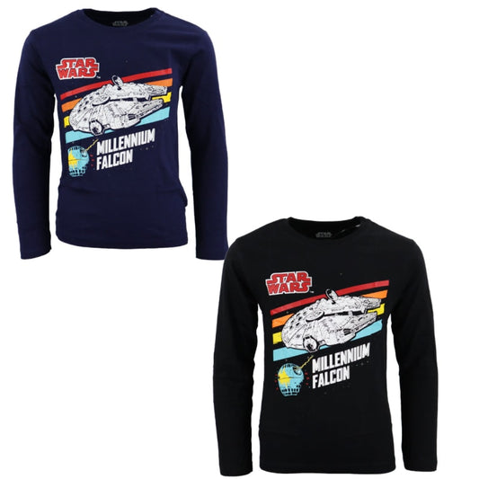 Star Wars Millennium Falcon Kinder Jugend langarm Shirt - WS-Trend.de