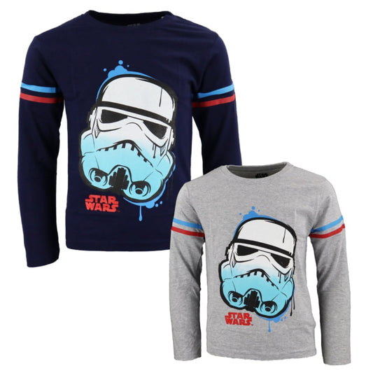 Star Wars Storm Trooper Kinder Jungen langarm Shirt - WS-Trend.de
