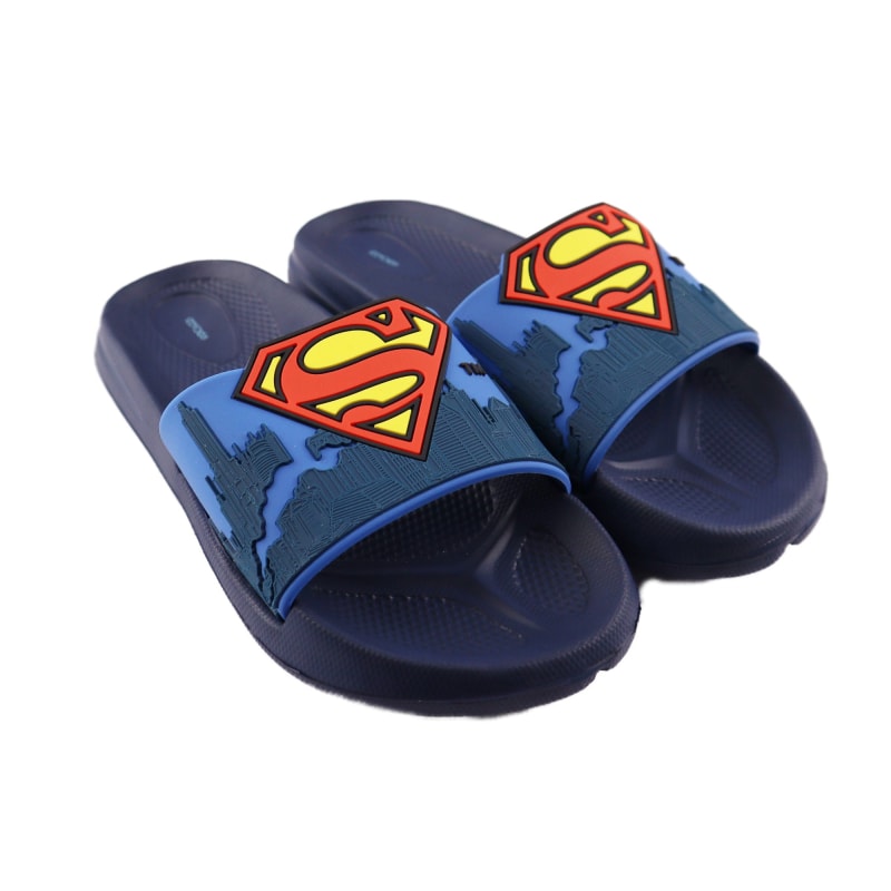 DC Comics Superman Kinder Badelatschen Sandalen 3D Optik - WS-Trend.de