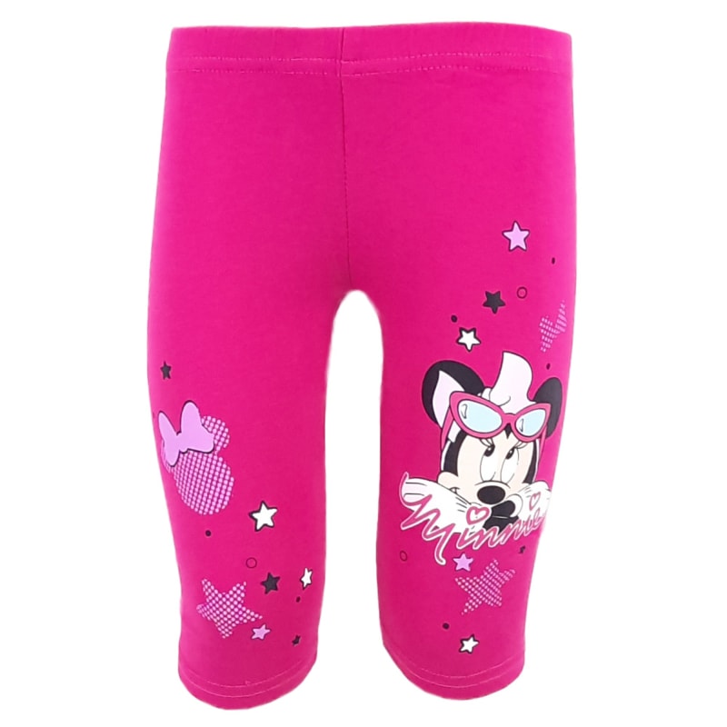 Disney Minnie Maus Capri Leggings - Pink Rosa 98 bis 128 cm - WS-Trend.de
