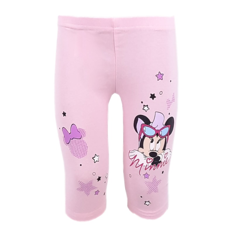 Disney Minnie Maus Capri Leggings - Pink Rosa 98 bis 128 cm - WS-Trend.de