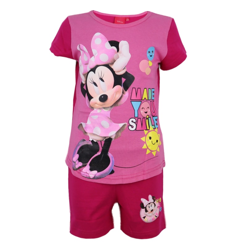 Disney Minnie Maus Kinde Strand Set T-Shirt plus Shorts 98-128 - WS-Trend.de