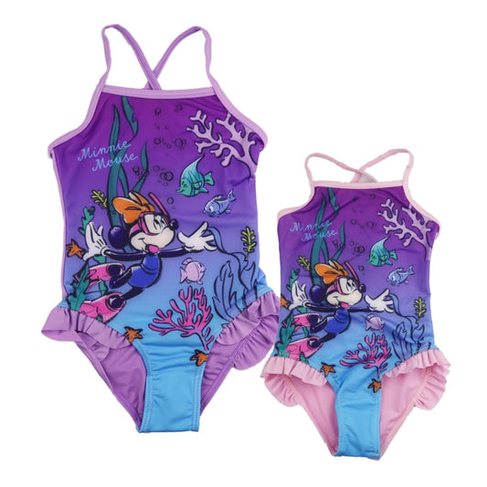 Disney Minnie Maus Kinder Mädchen Badeanzug - WS-Trend.de