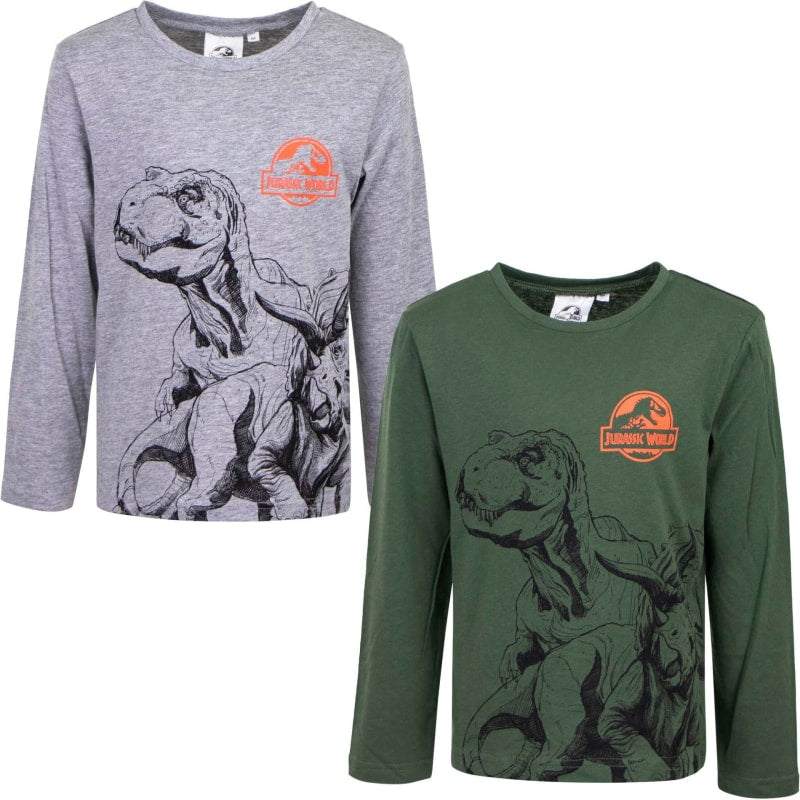 Jurassic World Kinder langarm T-Shirt Gr. 98 - 128 - WS-Trend.de