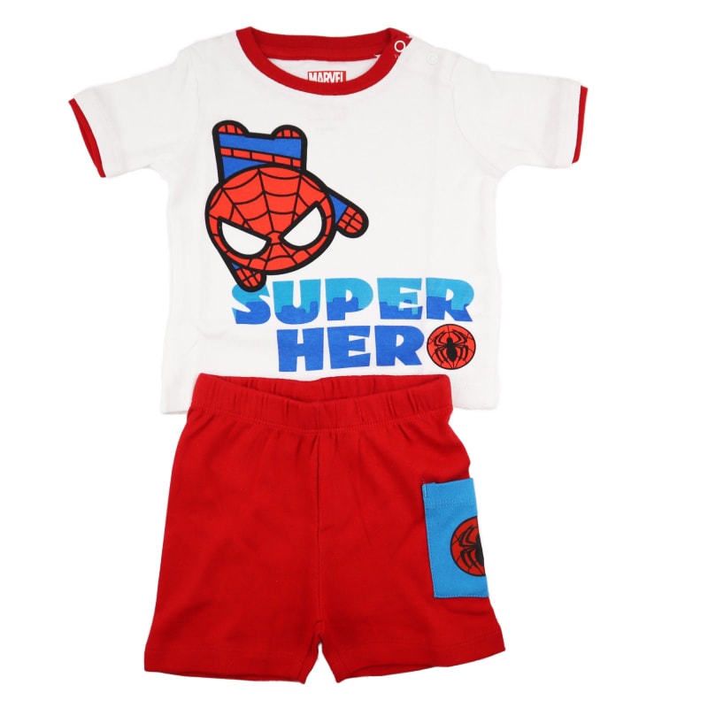 Marvel Spiderman Baby Kurzarm Shirt und Shorts - WS-Trend.de