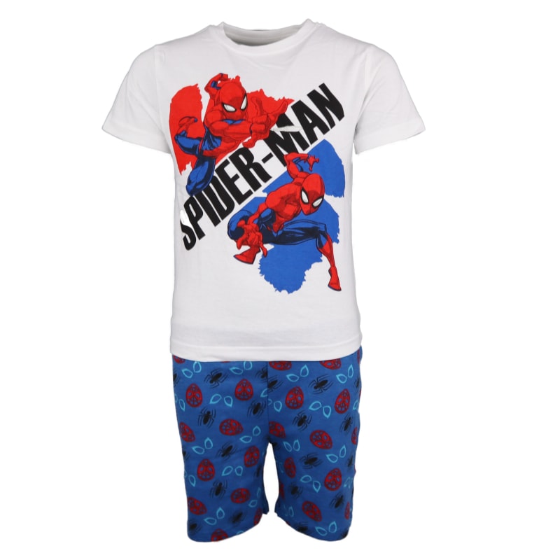 Marvel Spiderman Kinder Schlafanzug Pyjama kurz - WS-Trend.de