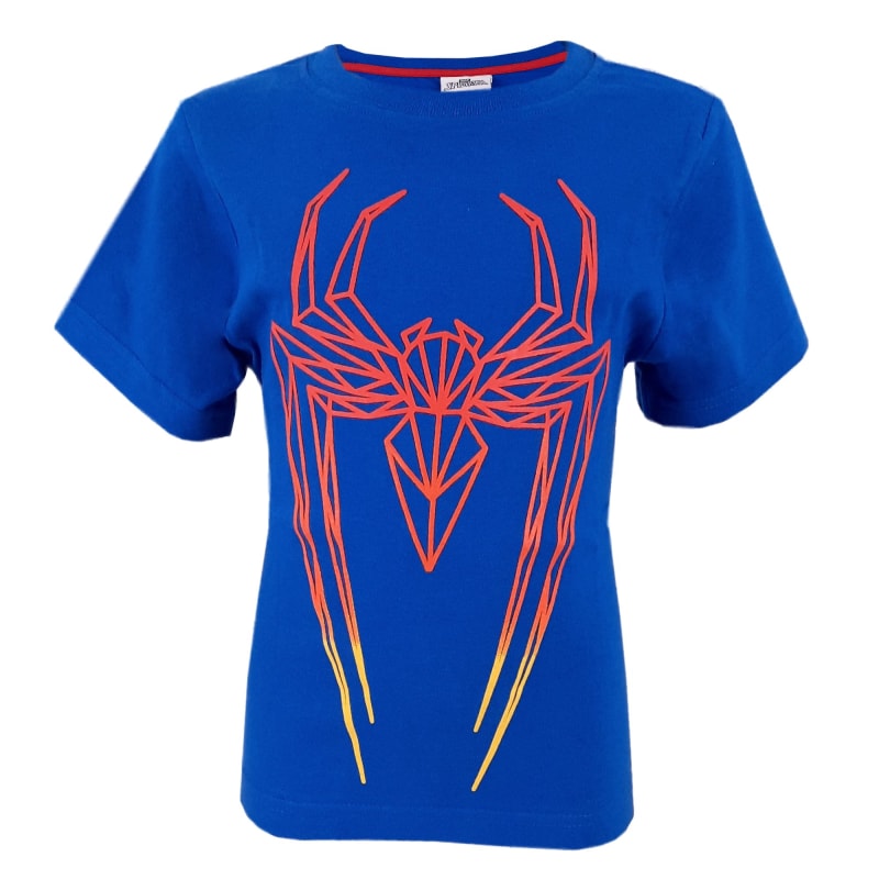 Marvel Spiderman Kinder T-Shirt Blau Baumwolle - WS-Trend.de