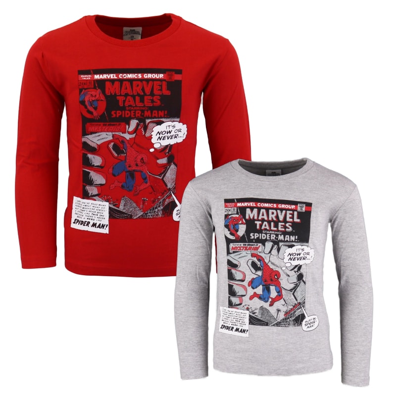 Marvel Spiderman langarm Kinder T-Shirt - WS-Trend.de