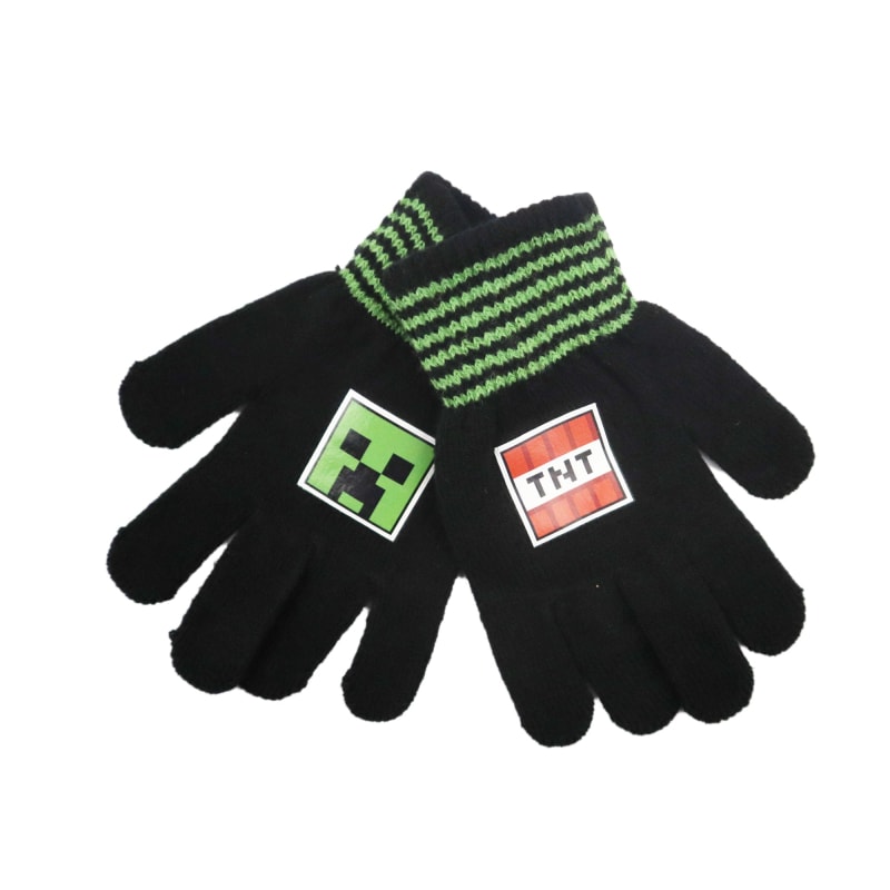 Minecraft Creeper Kinder Finger Handschuhe - WS-Trend.de
