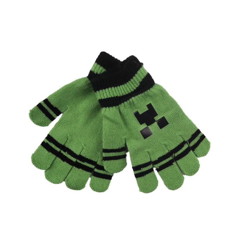 Minecraft Creeper Kinder Finger Handschuhe - WS-Trend.de