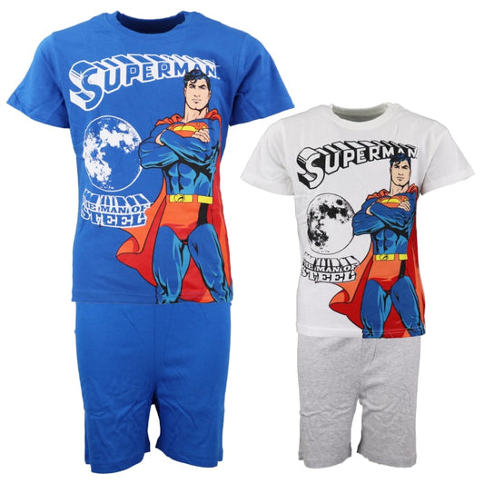 DC Comics Superman Kinder kurzarm Pyjama - WS-Trend.de