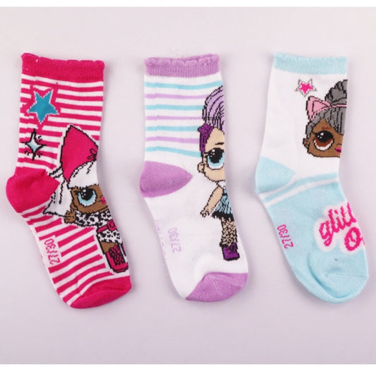 LOL Surprise Mädchen Sneaker Socken 3er Pack - WS-Trend.de